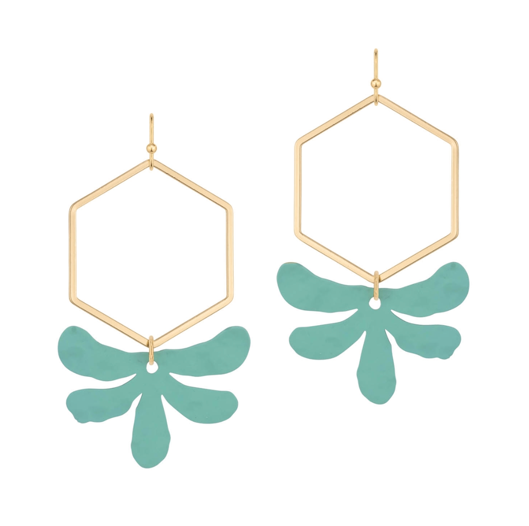 Mint Filigree Earrings