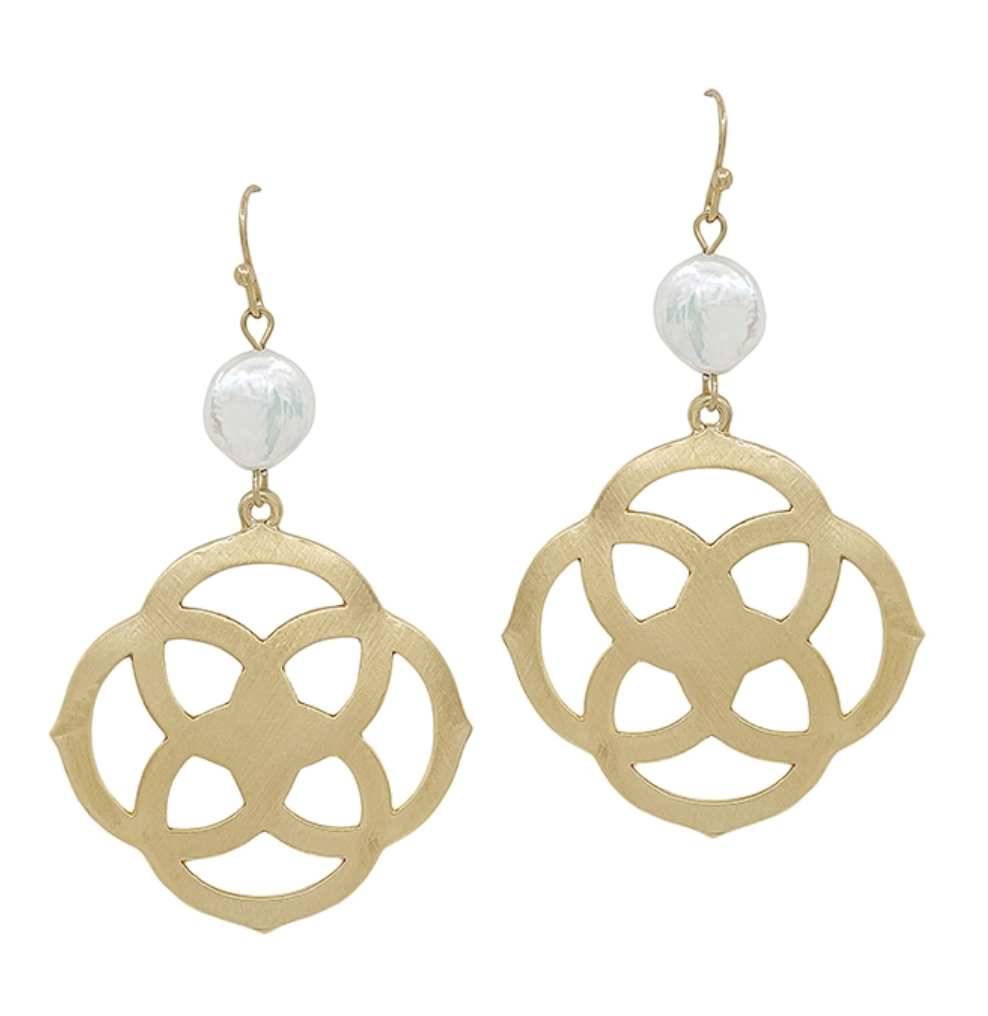 Gold Filigree w/ Pearl