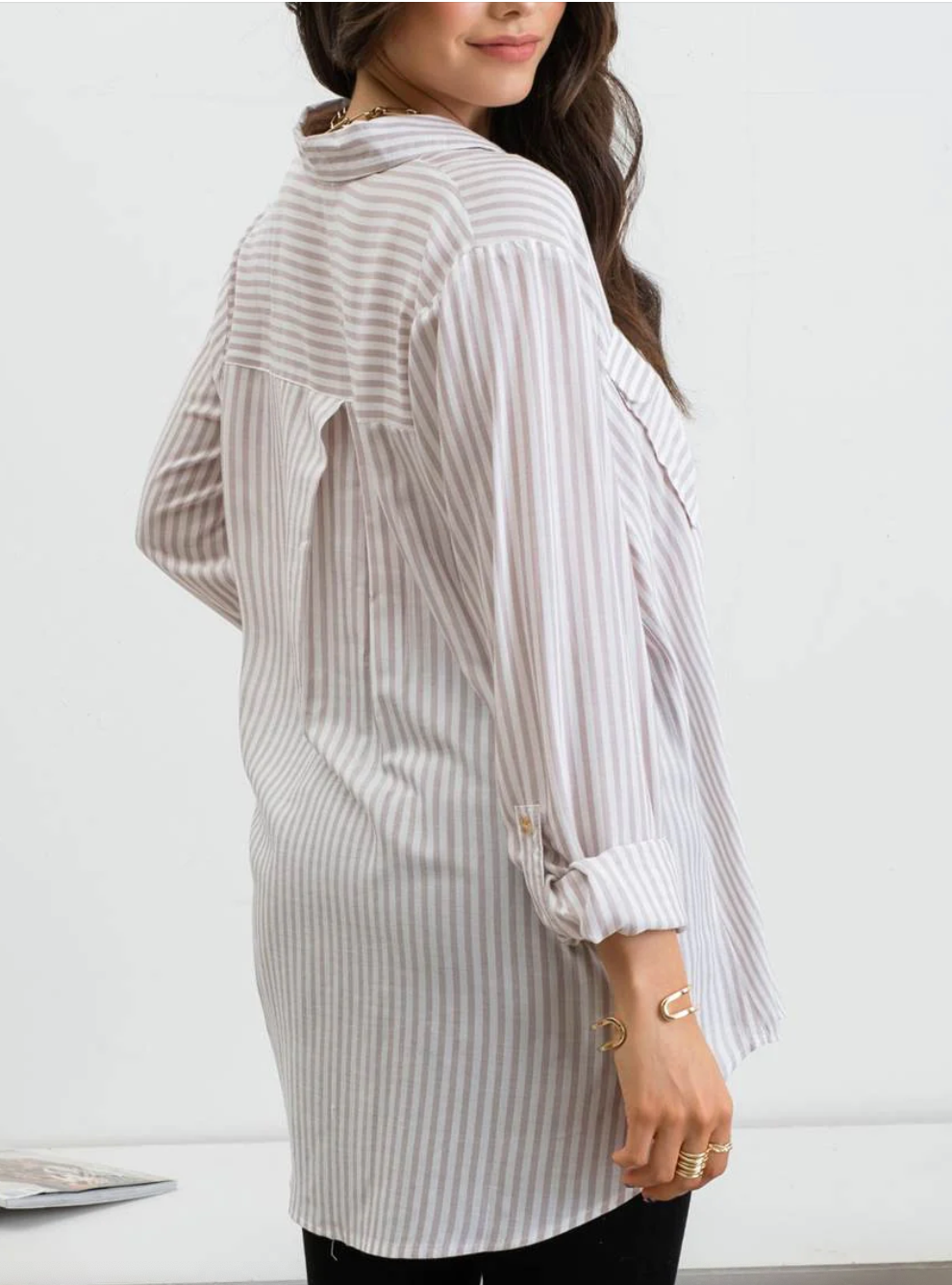The Sarah Striped Top (S-L)
