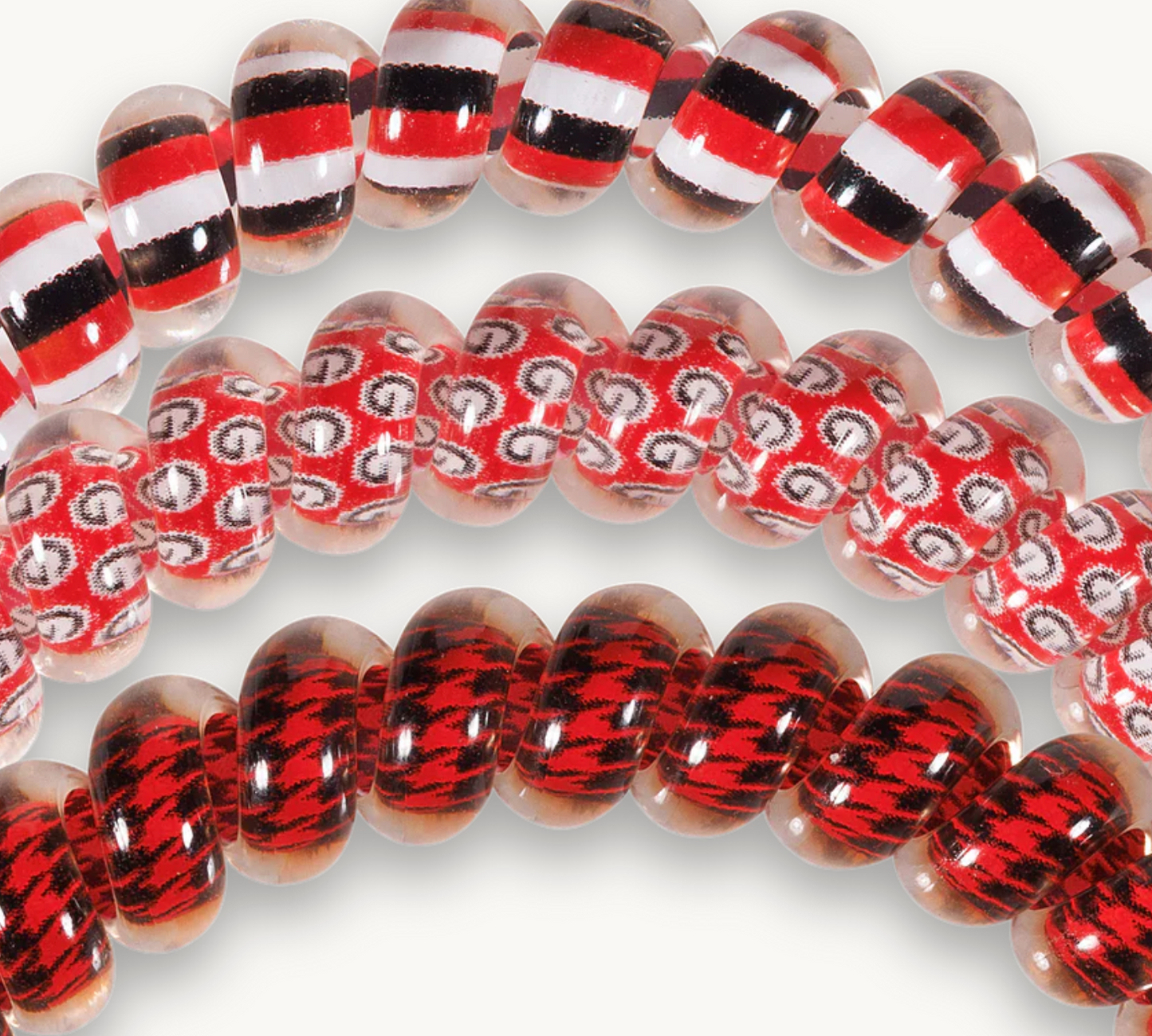TELETIES University of Georgia SMALL Hair Tie