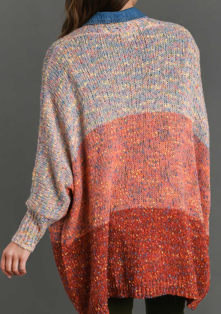 Bonfire Fun Confetti Cardigan (S-L)