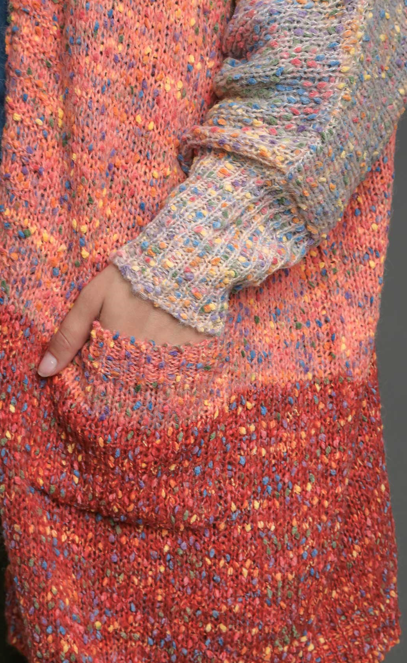 Bonfire Fun Confetti Cardigan (S-L)