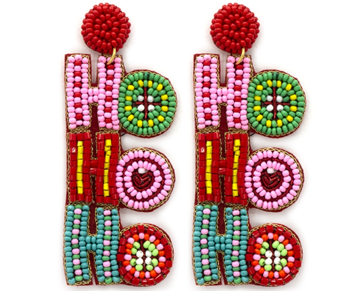 Ho, Ho, Ho Christmas Fun Earrings
