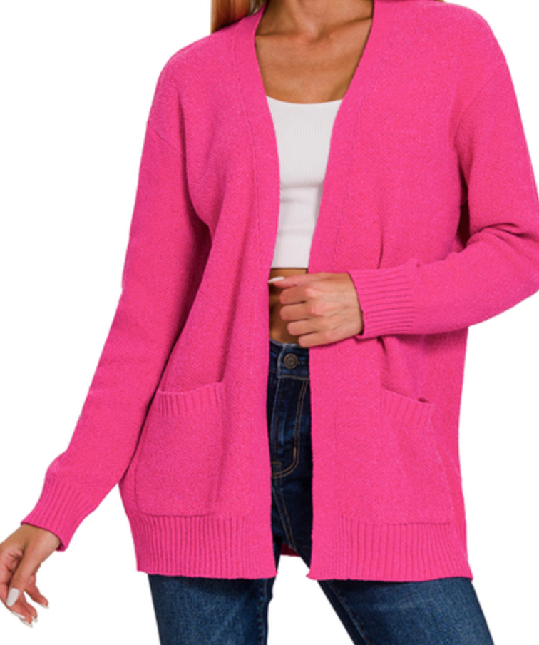 The Tia Cardigan (S-XL)(3 Colors)