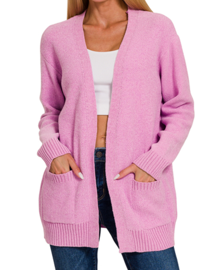 The Tia Cardigan (S-XL)(3 Colors)