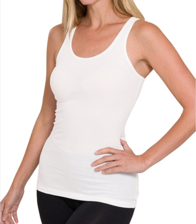 Basic Tank Top (REG & PLUS)(2 Colors)