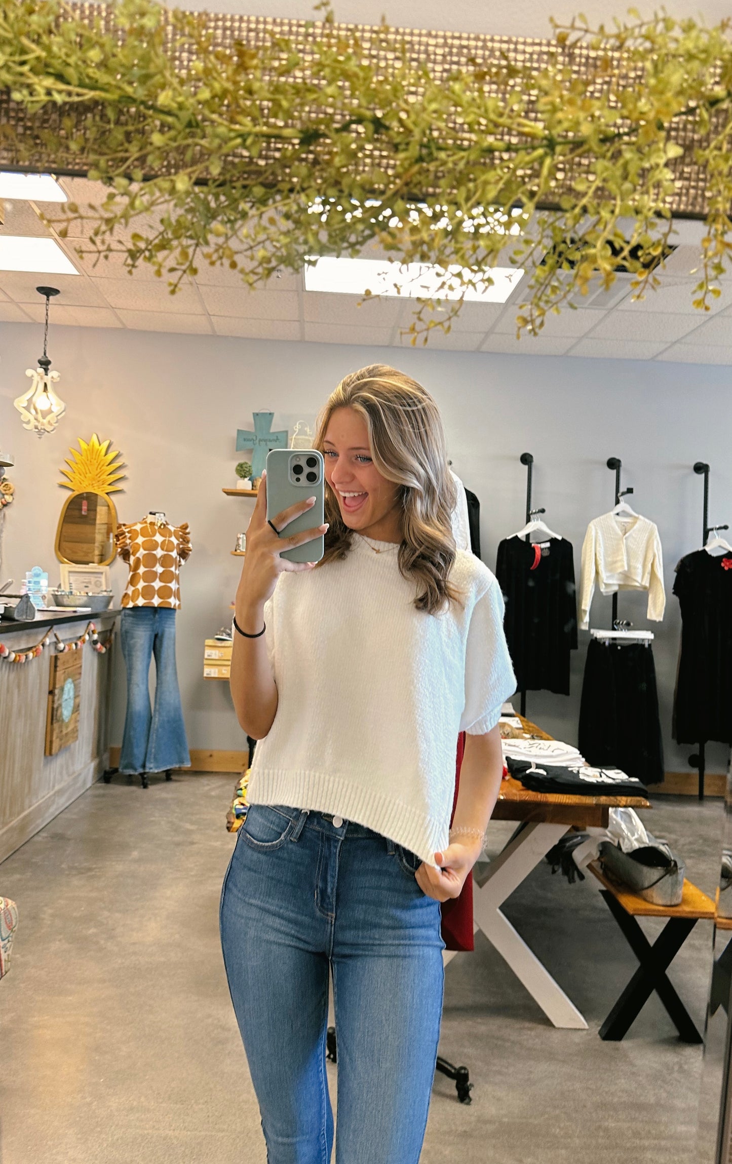 Puff Sleeve Sweater (S-L)