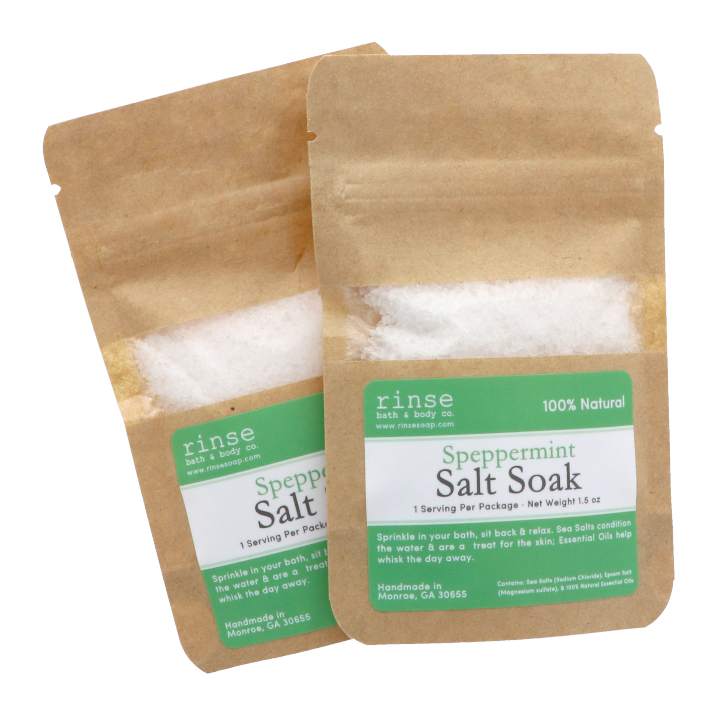 Rinse Bath Body Inc - Soaking Salts (Multiple Scent Options)