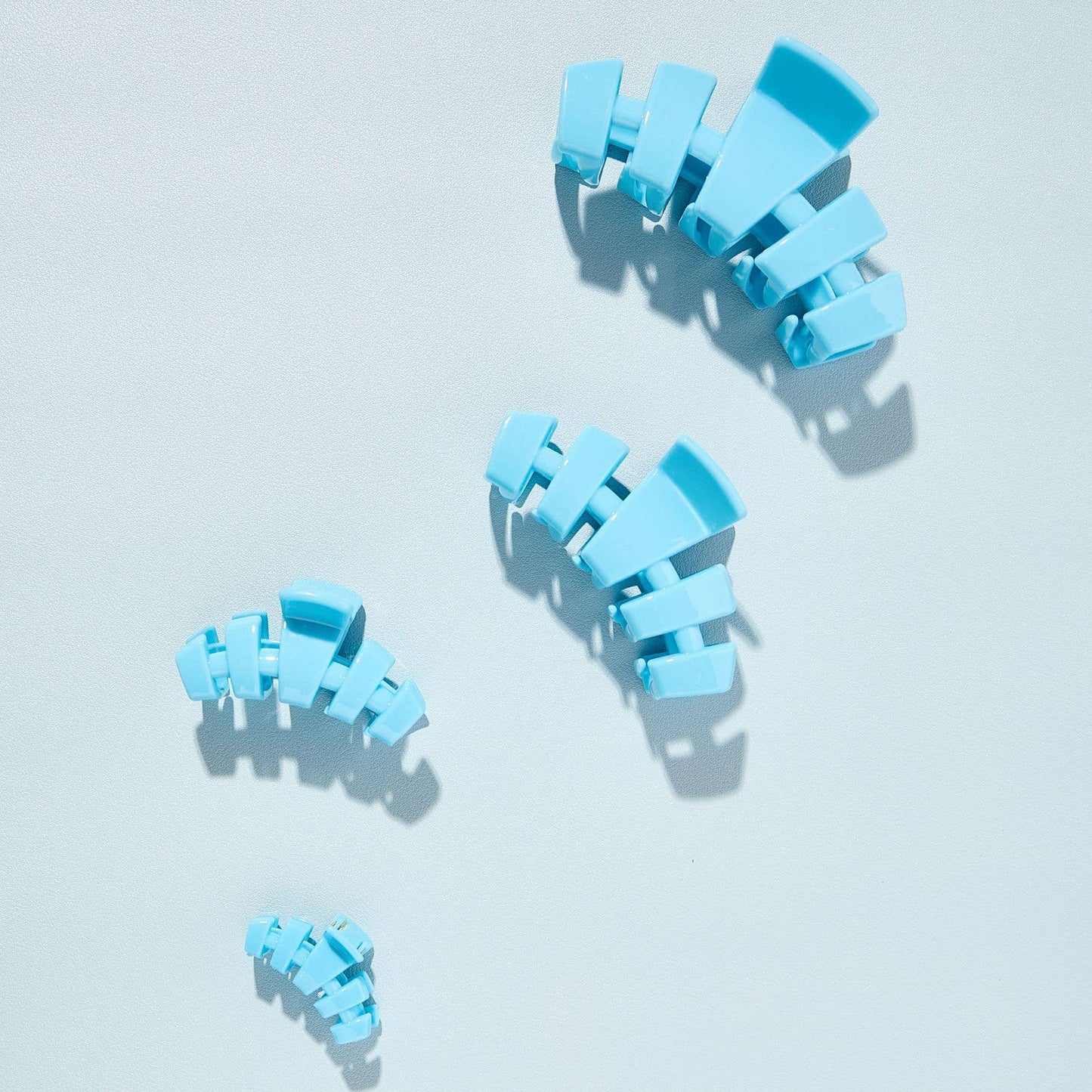 TELETIES - Classic Hair Clip | Medium | Summer Sky