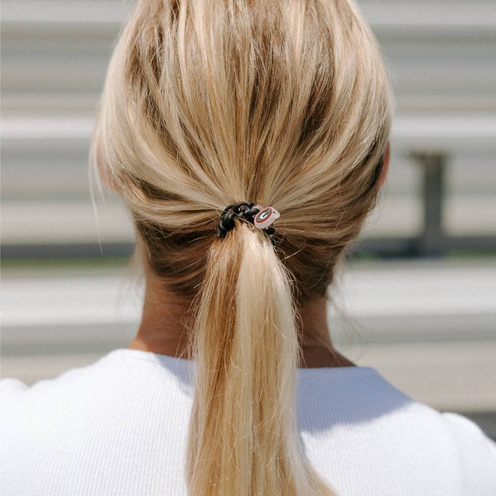 TELETIES - Spiral Hair Coils | Small | Go Dawgs! Hair Ties
