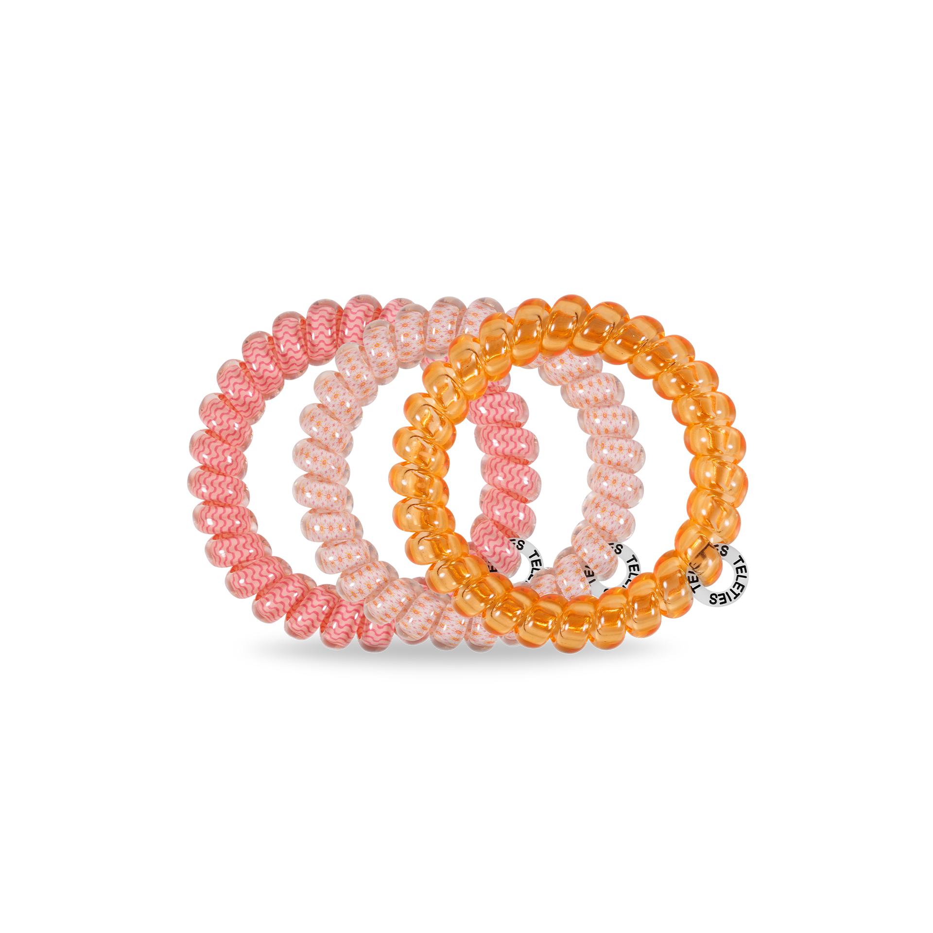 TELETIES - Spiral Hair Coil | Large | Sunny Days Ahead