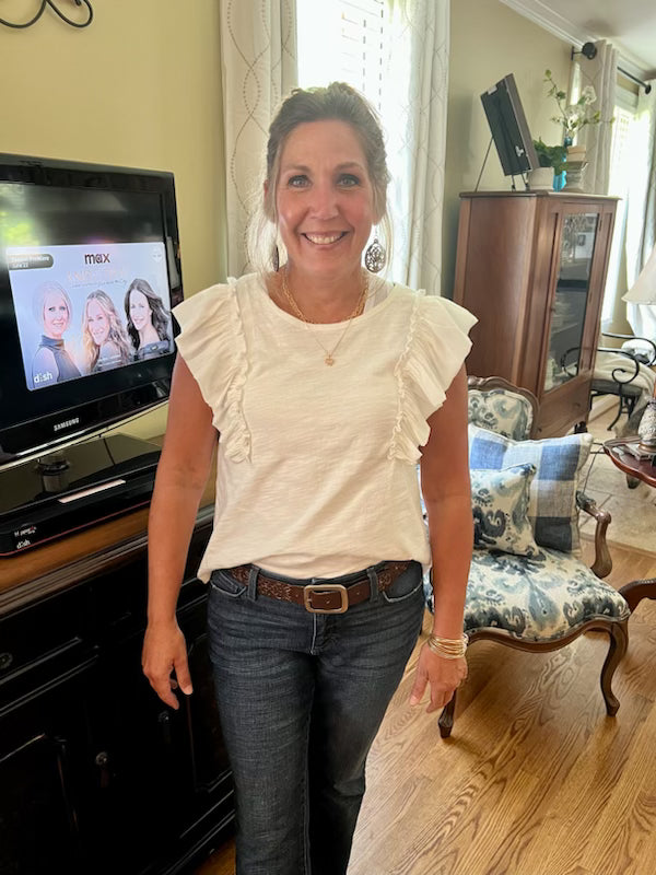 The Wendy Ruffle Top (S-L)