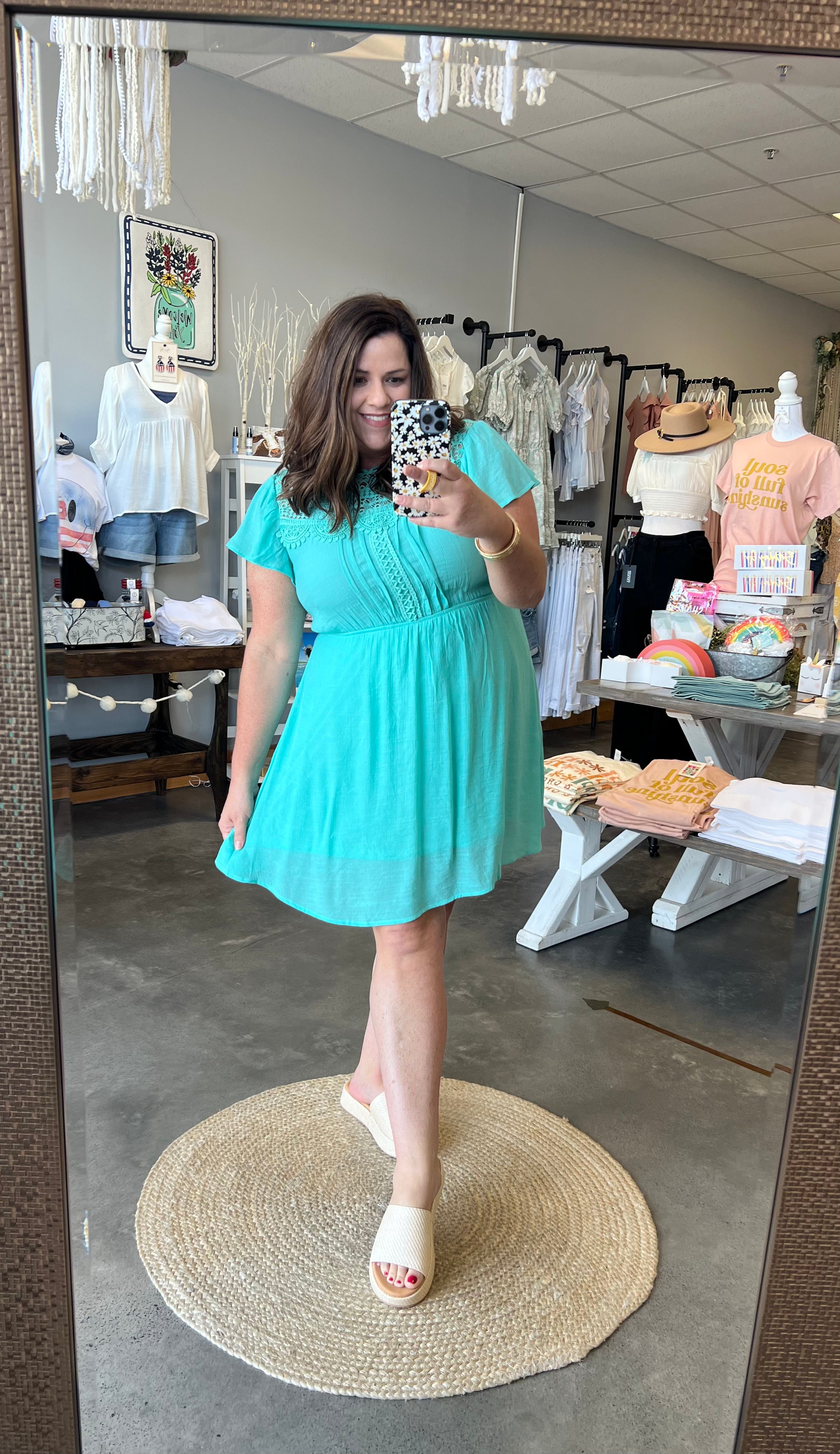 The Lexi Lace Dress (2 Colors) (1X-3X)