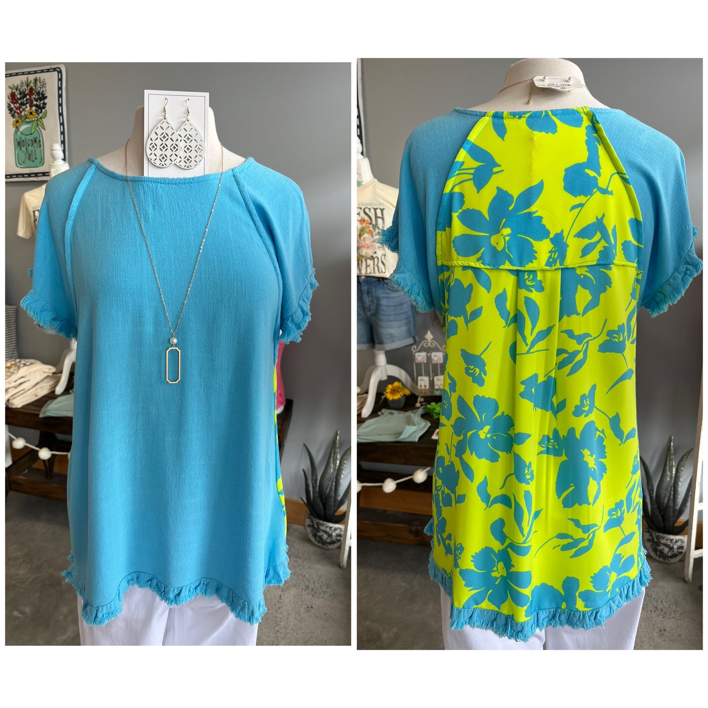 Take me to the Tropics Top (S-L)
