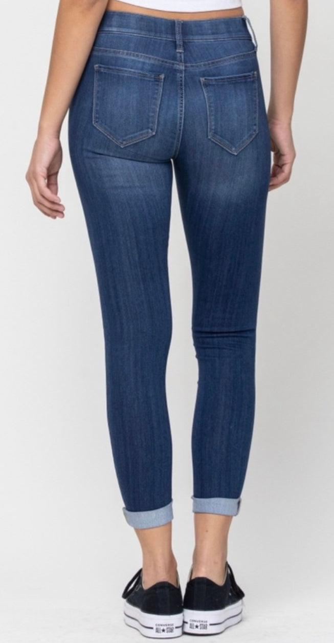 Cello- Pull On Cropped Skinny (S-3X)
