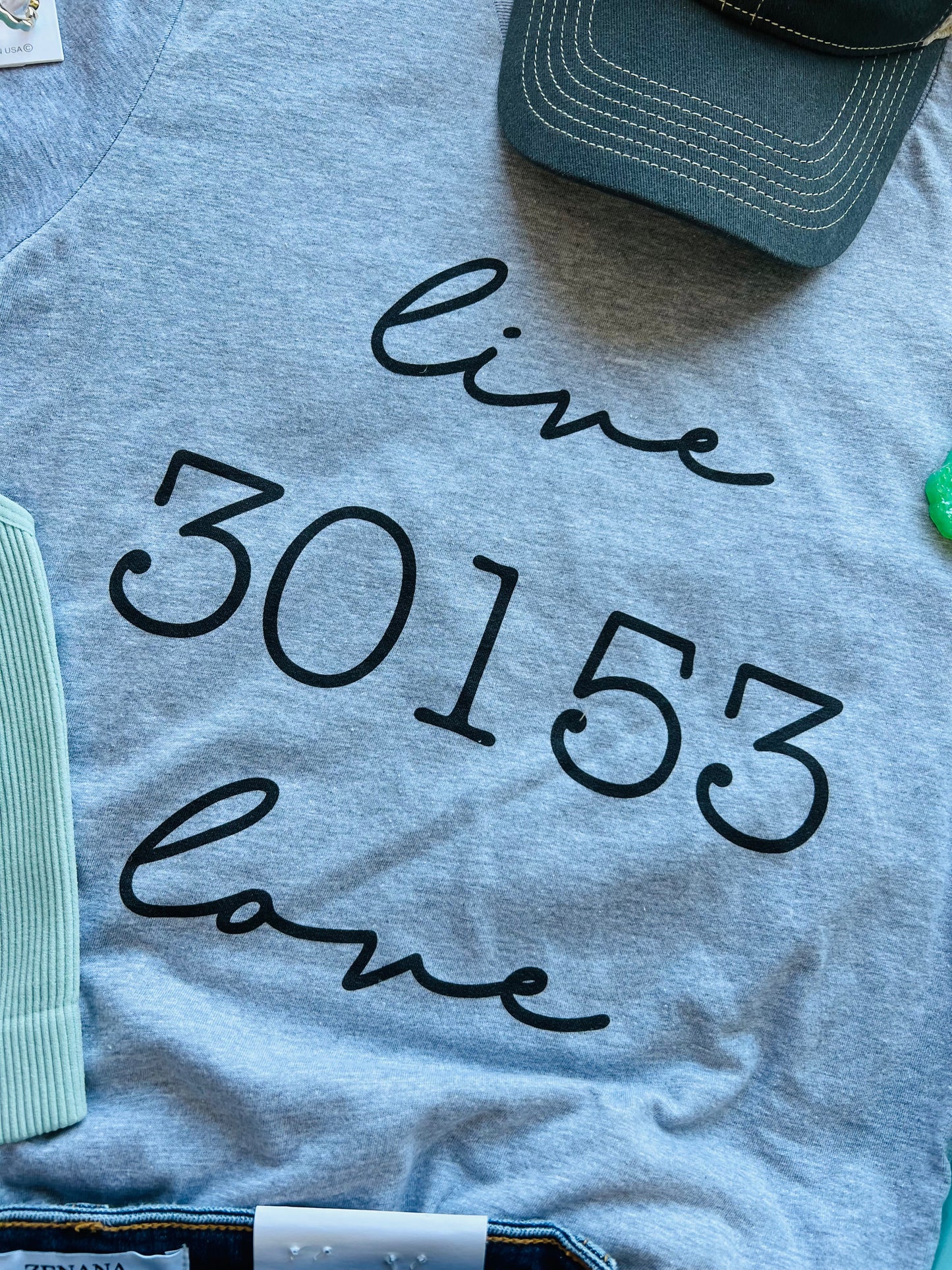 SALE! Rockmart, GA Locals-30153 Live Love Graphic Tee (S-XXL)