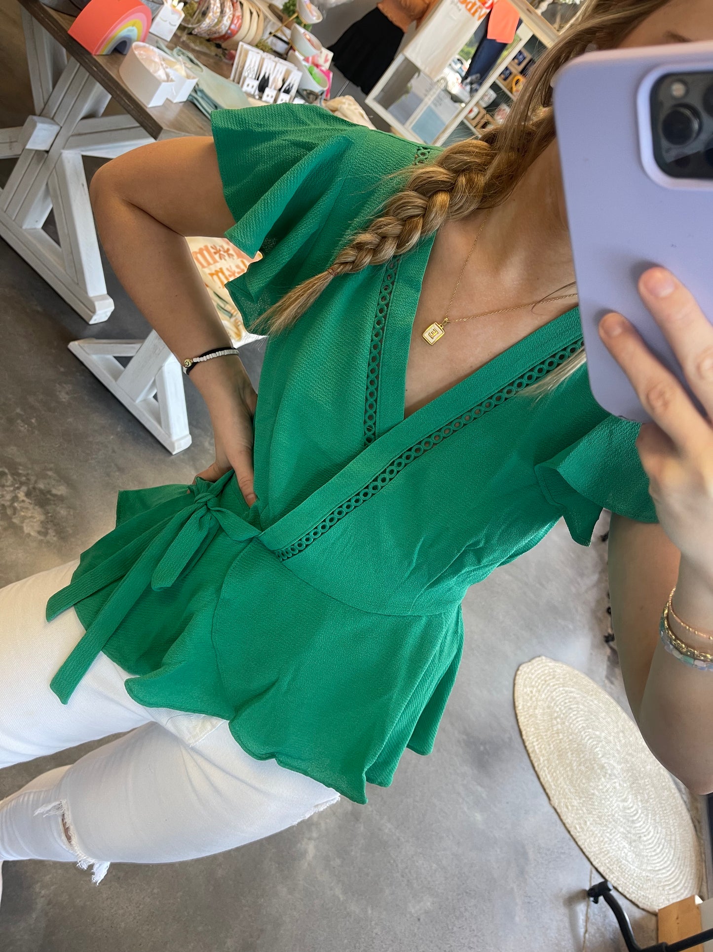 SALE!! The Wendy Wrap Top (S-L) 2 COLORS