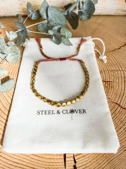 Enilda Copper Bead Bracelet