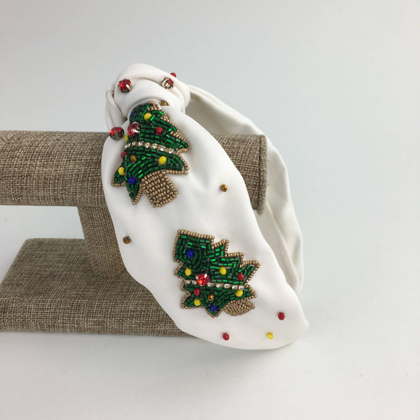 Christmas tree knot headband
