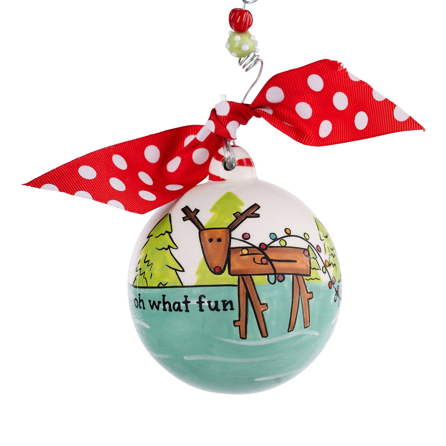 Oh What Fun Sled Ornament