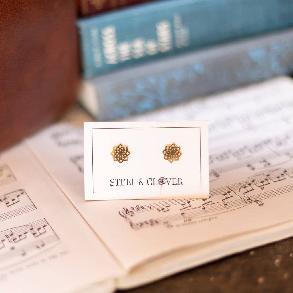 Peony Stud Earring