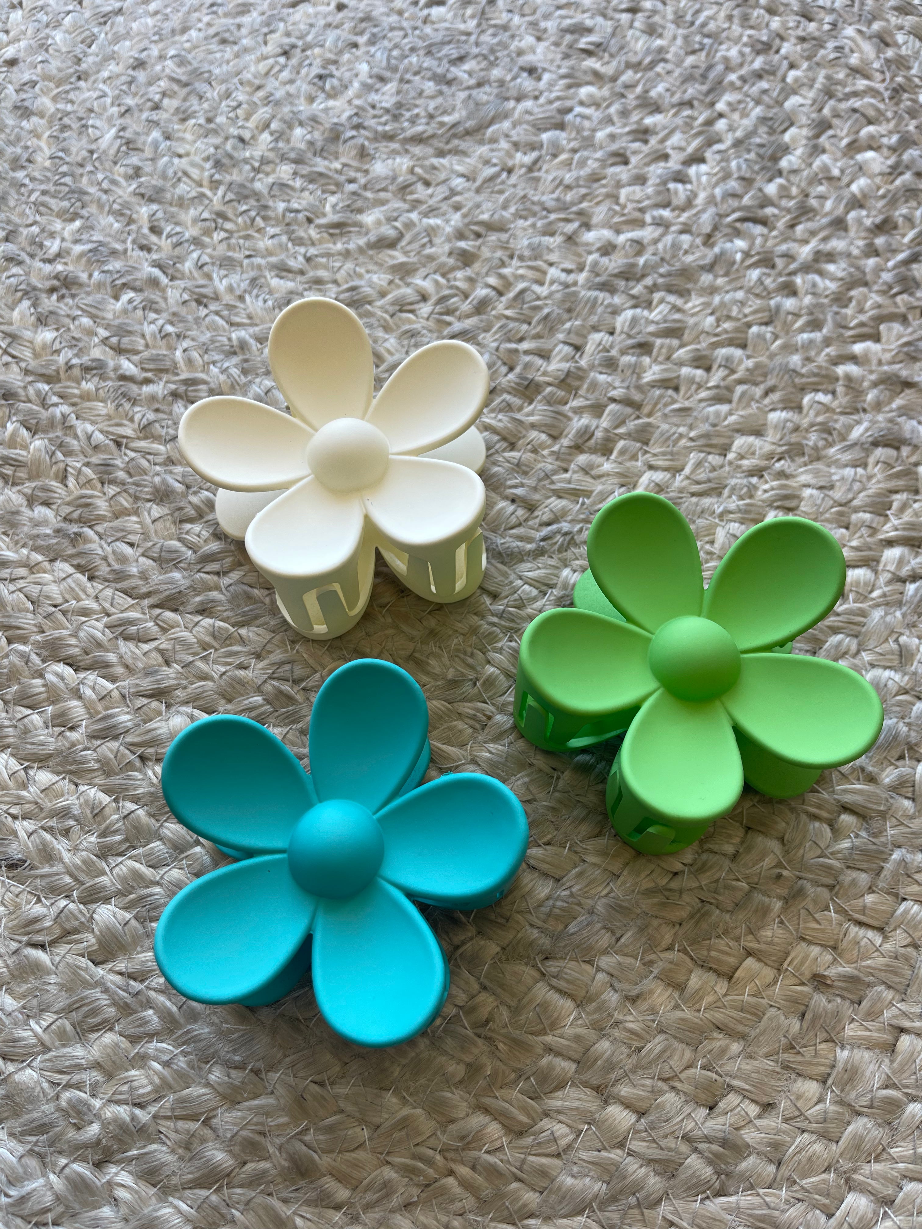 Flower Hair Clip (Multiple Colors)