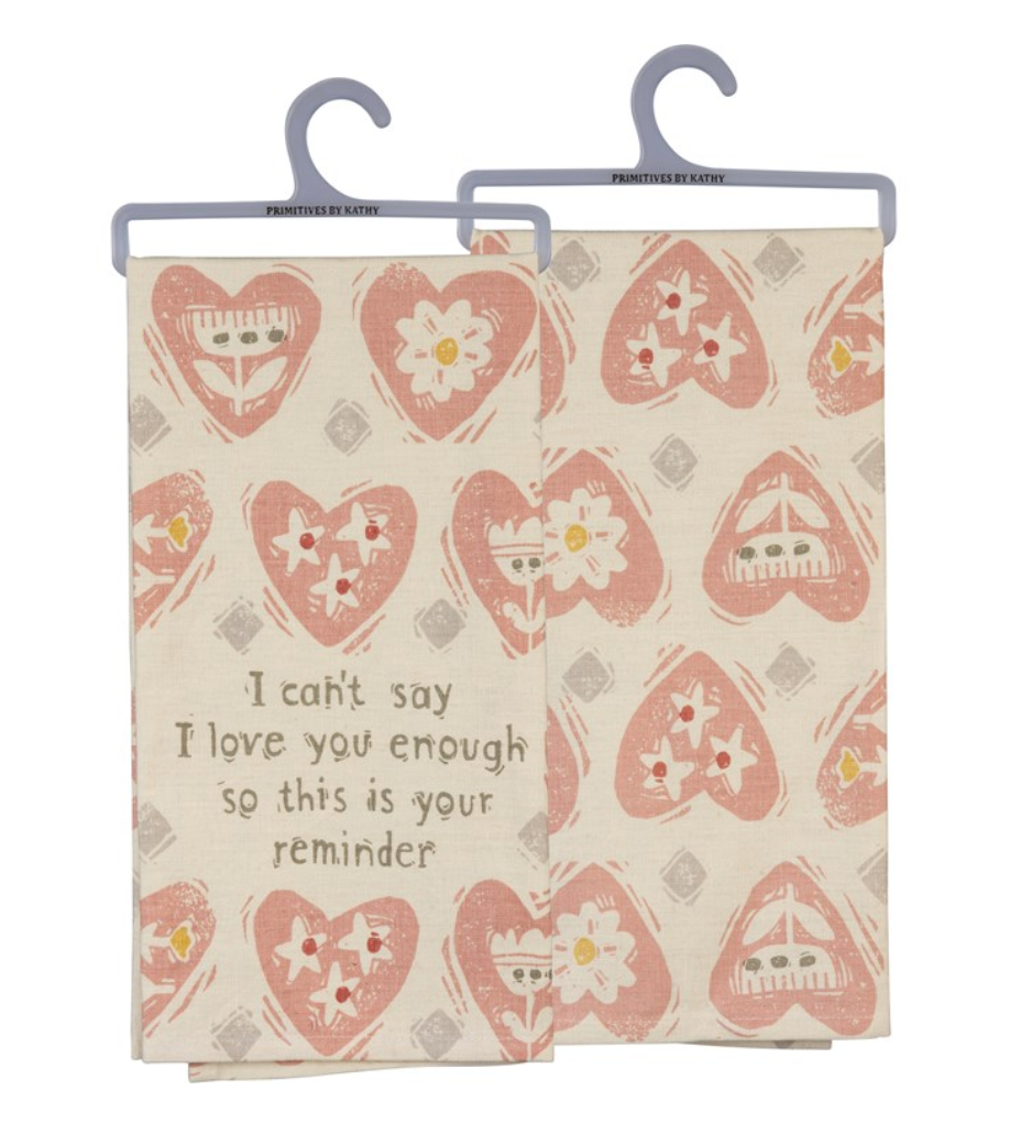 Valentine's Dish Towel (5 Prints)
