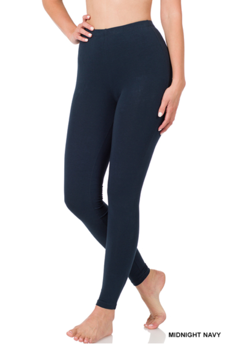 Sale! Premium Cotton Leggings (S-3X)(Multiple Colors)
