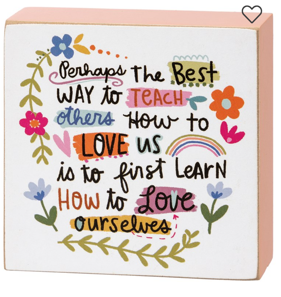 Mini Block Signs (multiple sayings)