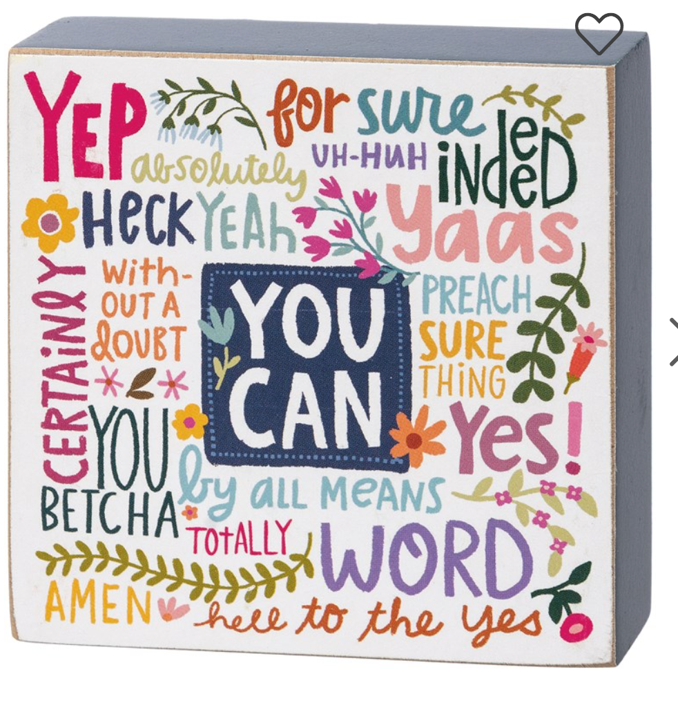 Mini Block Signs (multiple sayings)