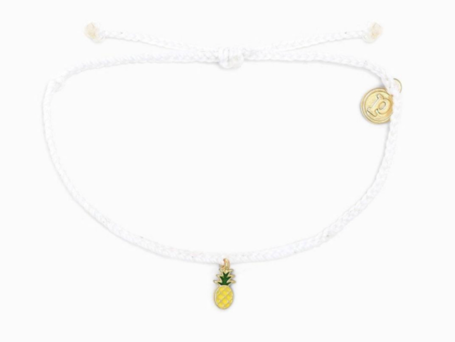 Puravida Charm Bracelet- Pineapple