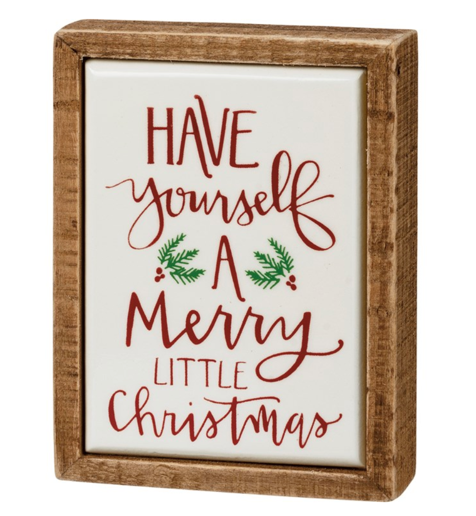 Christmas Mini Box Signs (2 styles)