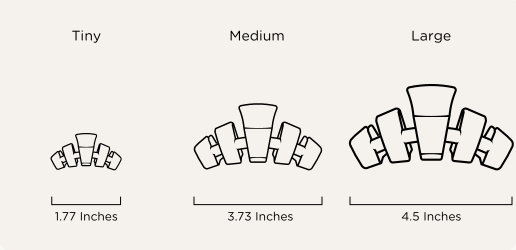 TELETIES Classic Medium Clips (6 Colors)