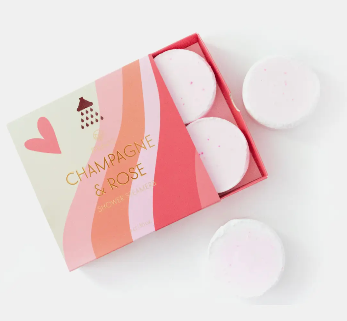 Champagne and Rose Shower Steamers