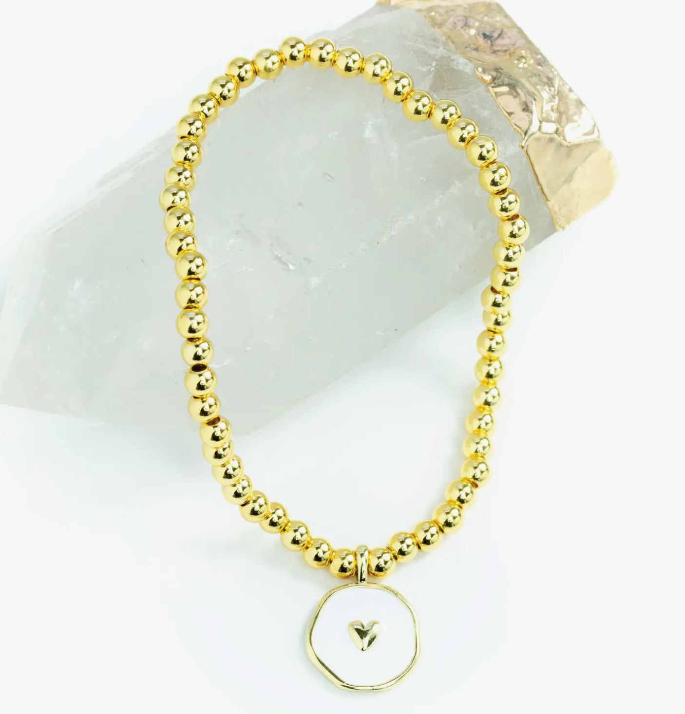 Tiny Heart Bracelet (2 COLORS)