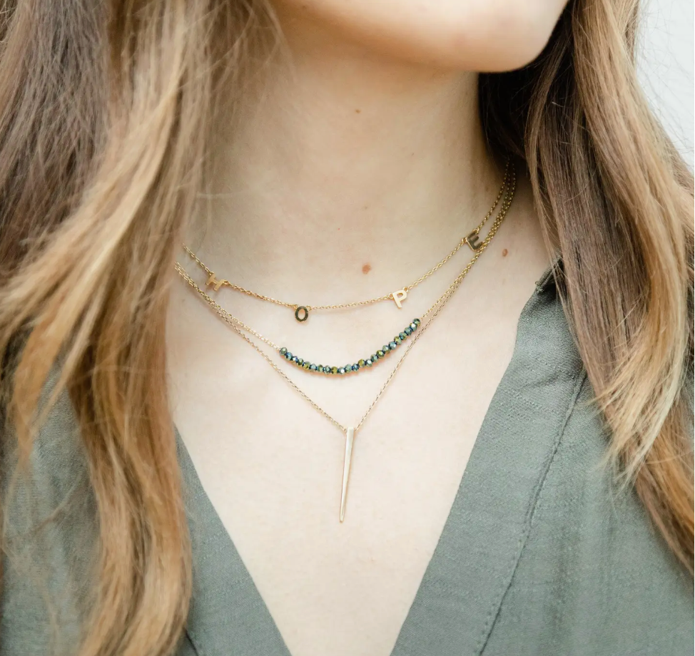 Crystal Accented Necklace