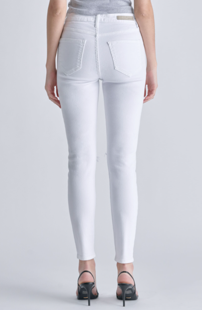 SALE!! Cello - High Rise White Skinny Jeans (1-13)