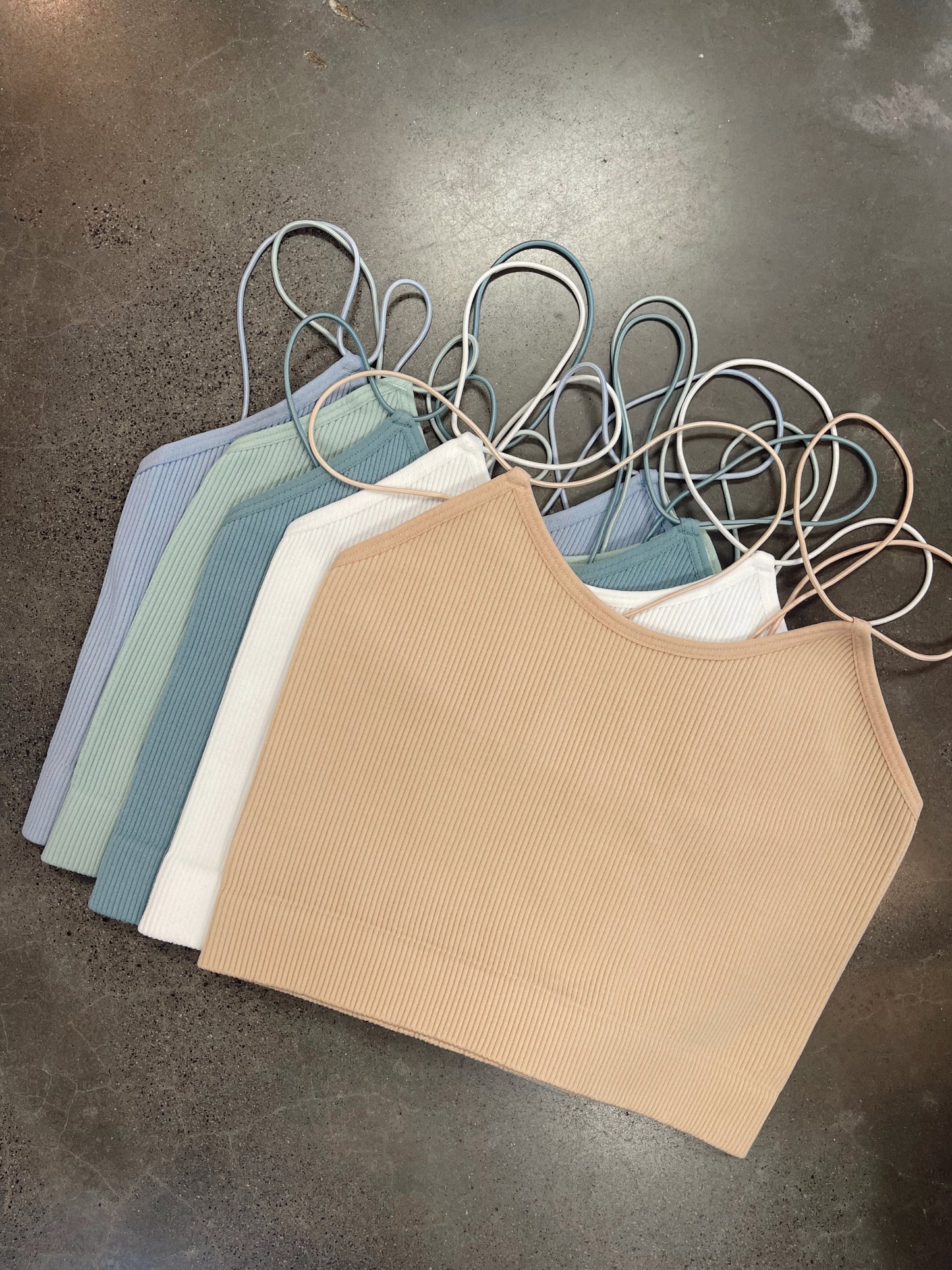 Ribbed Brami Top (5 Colors)