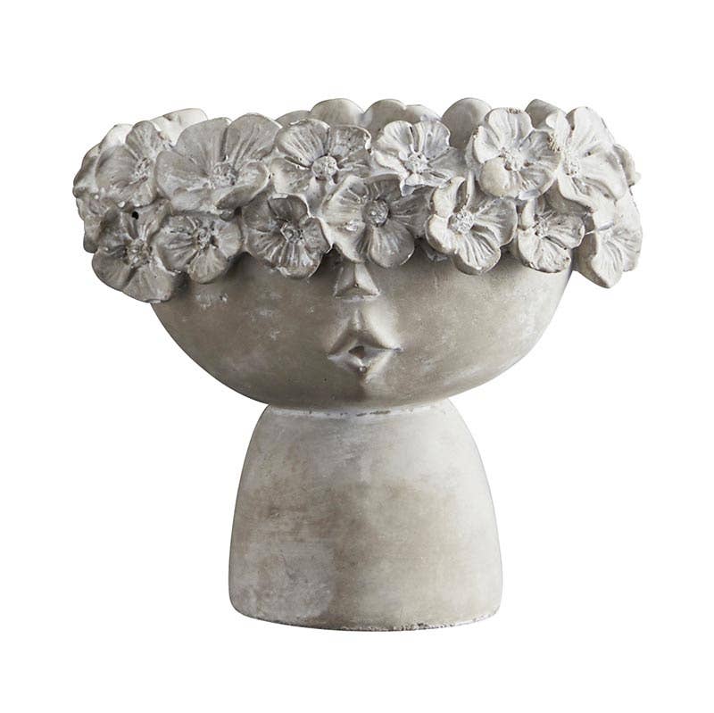 SALE! Girlie Cement Head Planter