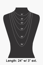 Flower Pearl And Large Hoop Pendant Layered Necklace Set