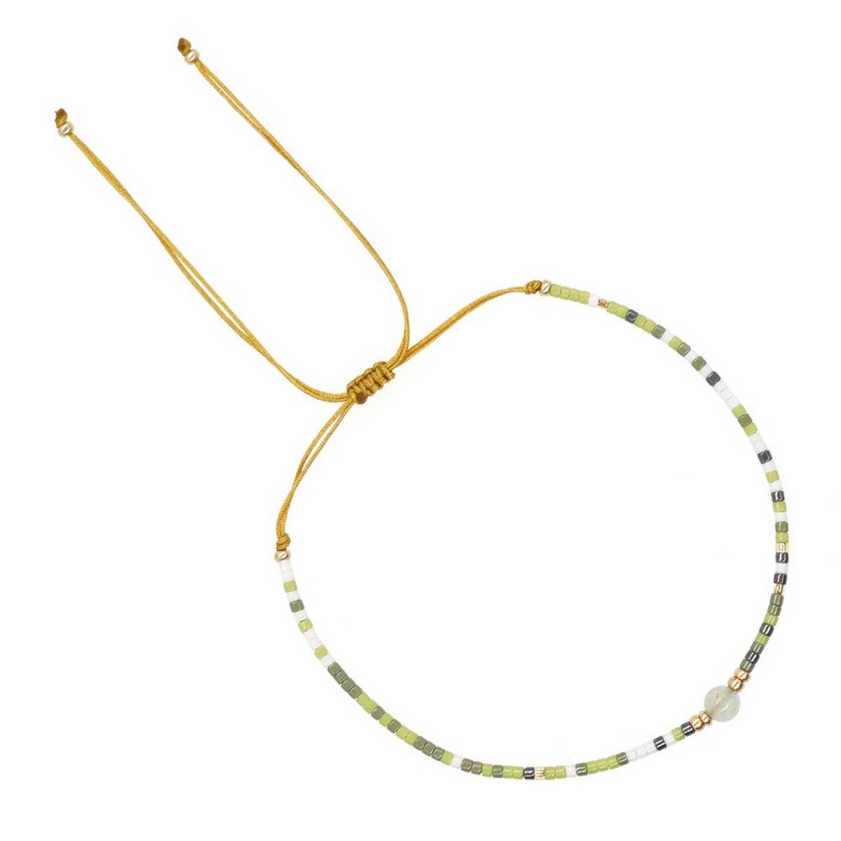 HAND-WOVEN RICE BEADS BRACELET