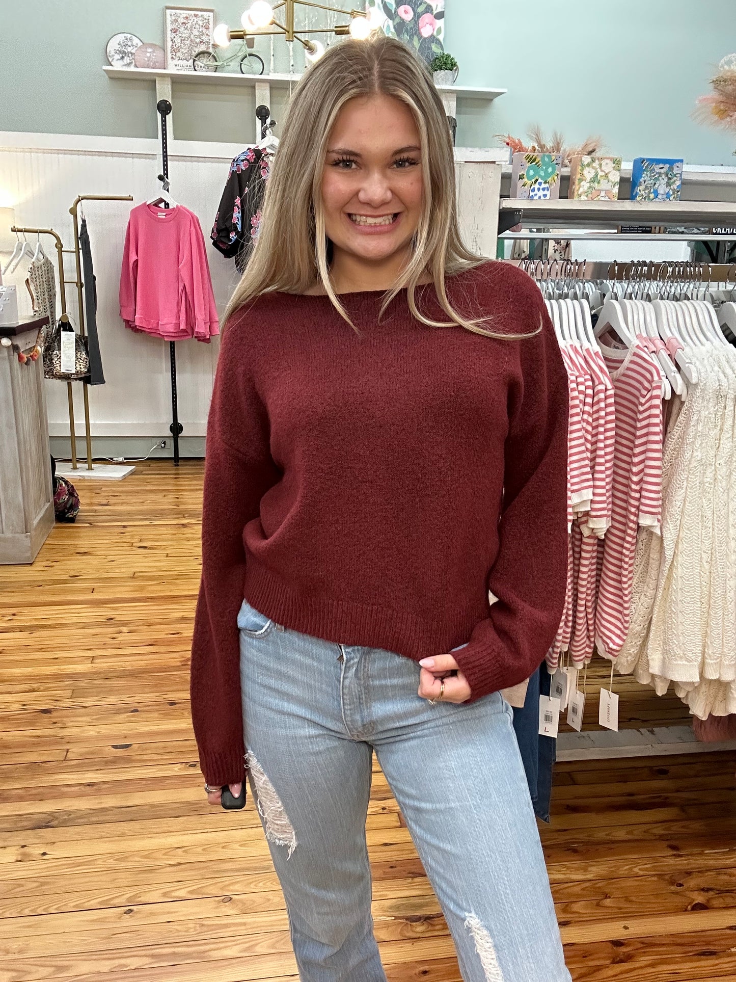 SALE!!The Ansley Bow🎀 Sweater (S-L)