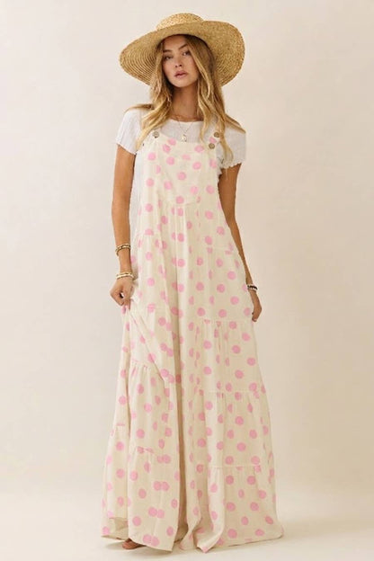 The Ruthie Pink Polka Dot💗Jumpsuit (S-L)