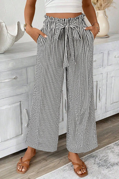 The Flowy Stripe Pants (S-2X)