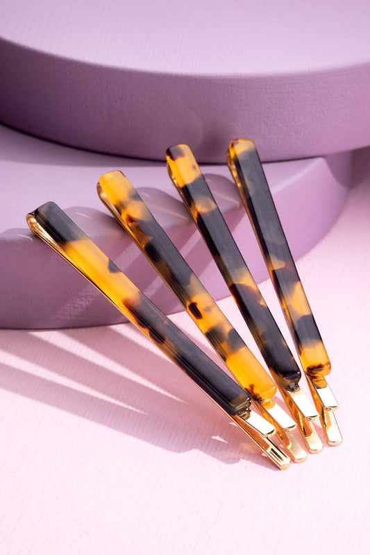 SALE! Dainty Acetate Hair Pin Set (2 Colors)