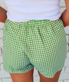 The Green Gingham Shorts (S-XL)