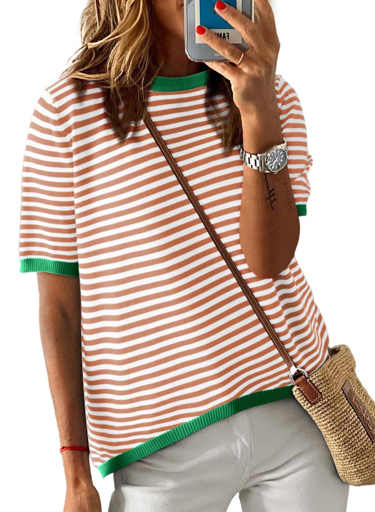 The Sadie Stripe Sweater (S-XL)