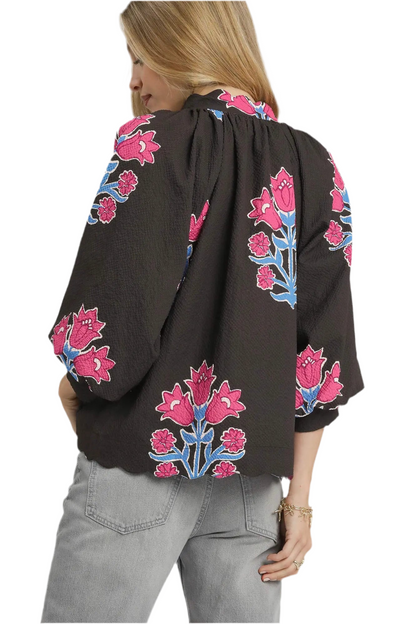 SALE! The Jennie Blouse (S-2X)
