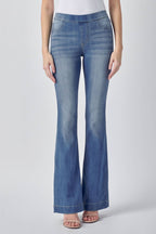 Cello Jeans - Medium Wash Flared Jegging (S-XL)
