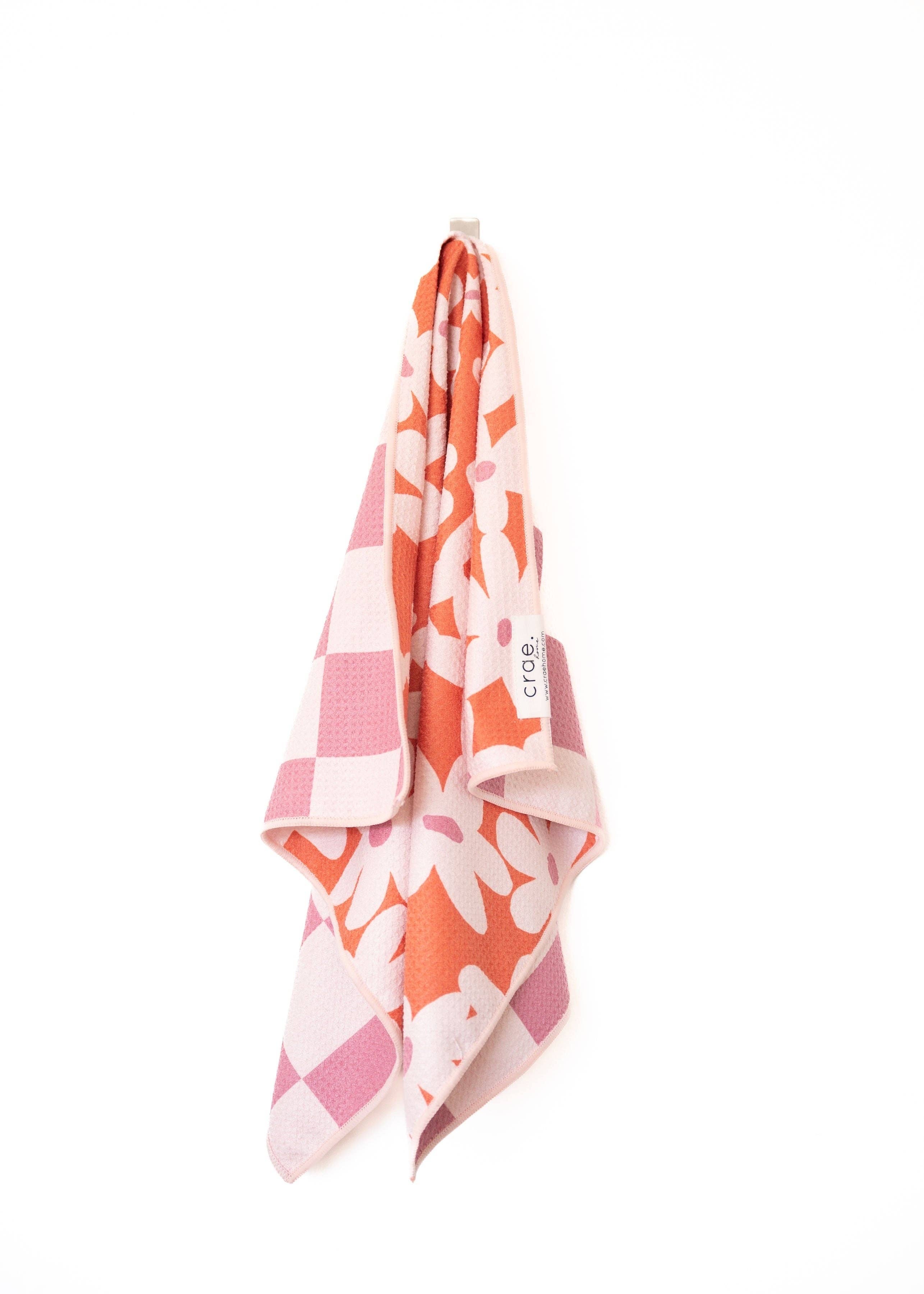 Crae.Home Check Your Blossoms Dish Towel - Thumbnail 3